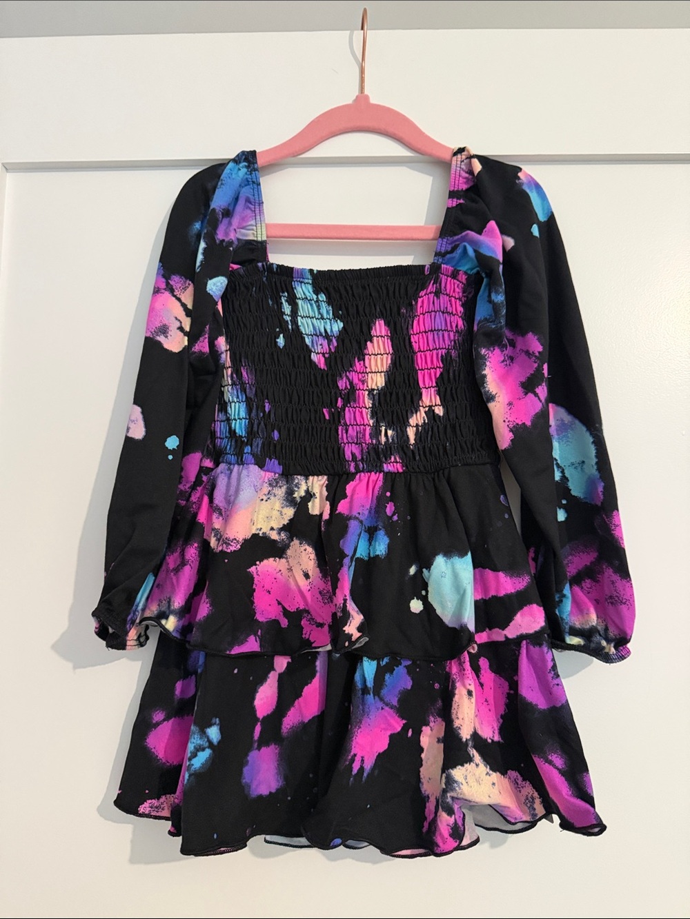 NWT pixielane smocked girls dress
